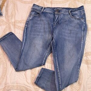 Chic Celebrity Ace Blue Whitewash Skinny  Jeans